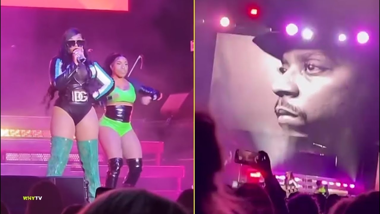 Ashanti Paying Tribute To Nate Dogg Last Night In Minneapolis 'Rest In Peace To The G-Funk King'