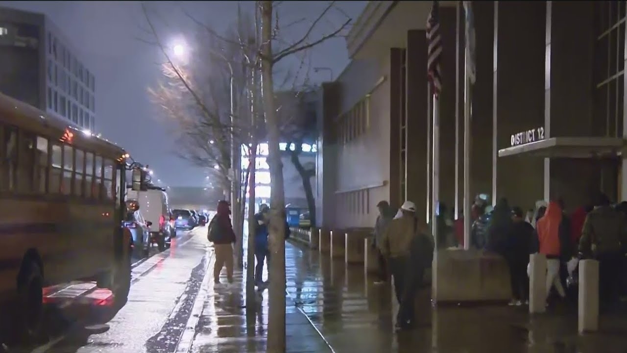 Chicago says there are no more migrants camped outside of police stations