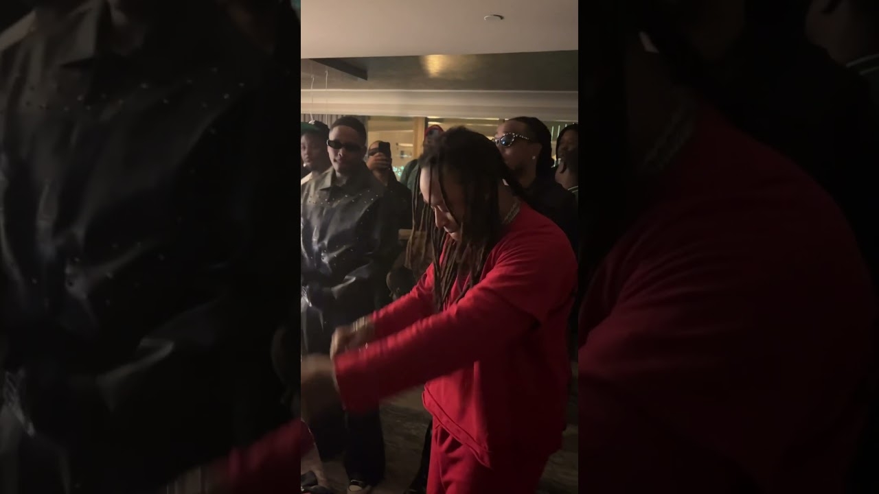 #KanyeWest #TyDollaSign & #Quavo preview new song on album