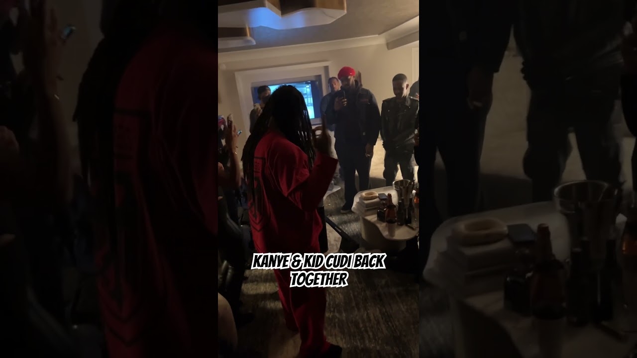 #KanyeWest & #KidCudi squash beef & make amends! Theyre back together !
