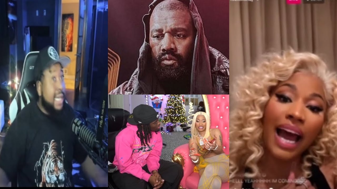 Akademiks reacts to Nicki Minaj speaking on not clearing song for Ye/ Nicki x Kai Cenat stream talk.