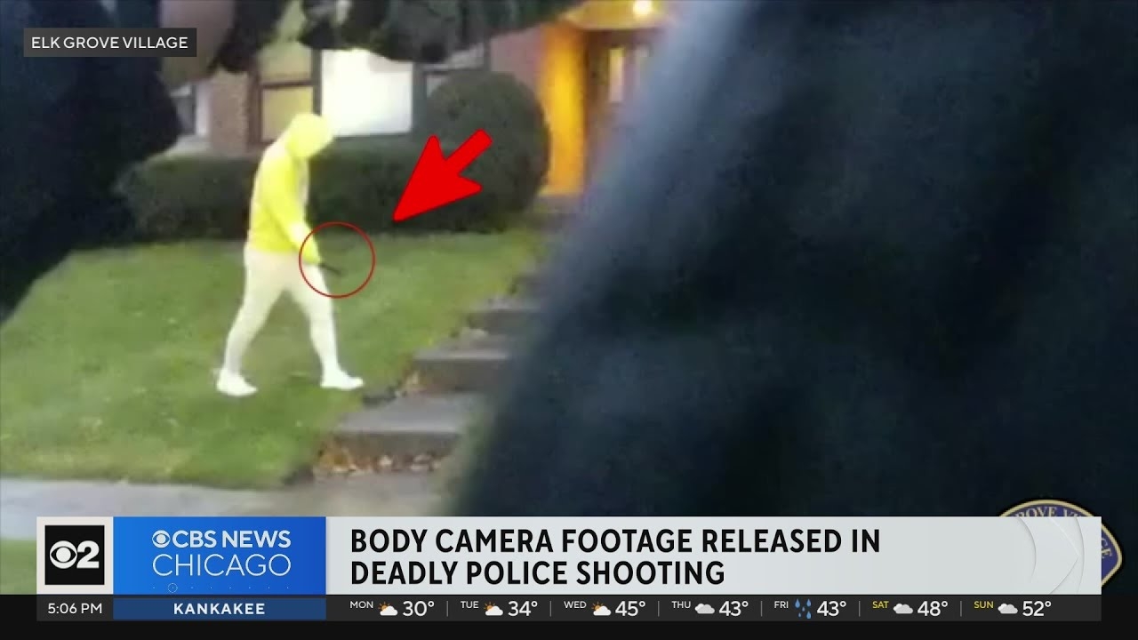 Body camera footage released in fatal Elk Grove Village police shooting