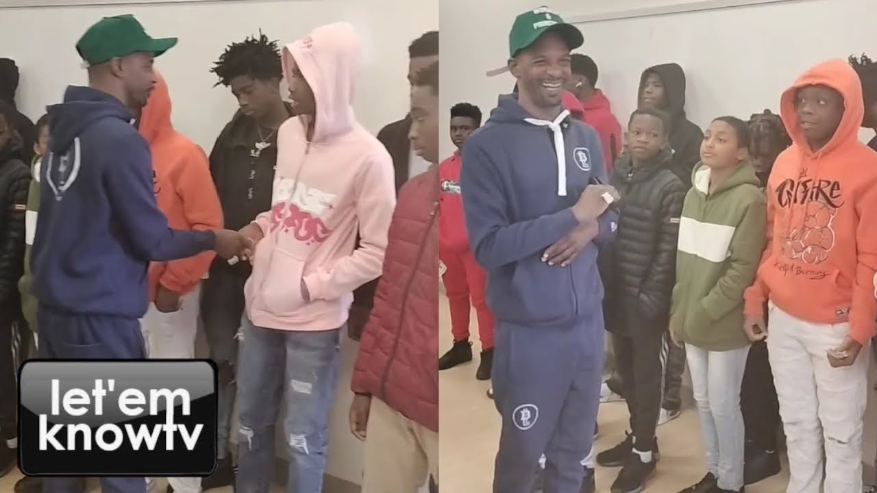 Charleston White Gives Away Some Money & Advice To Kids In Columbia South Carolina
