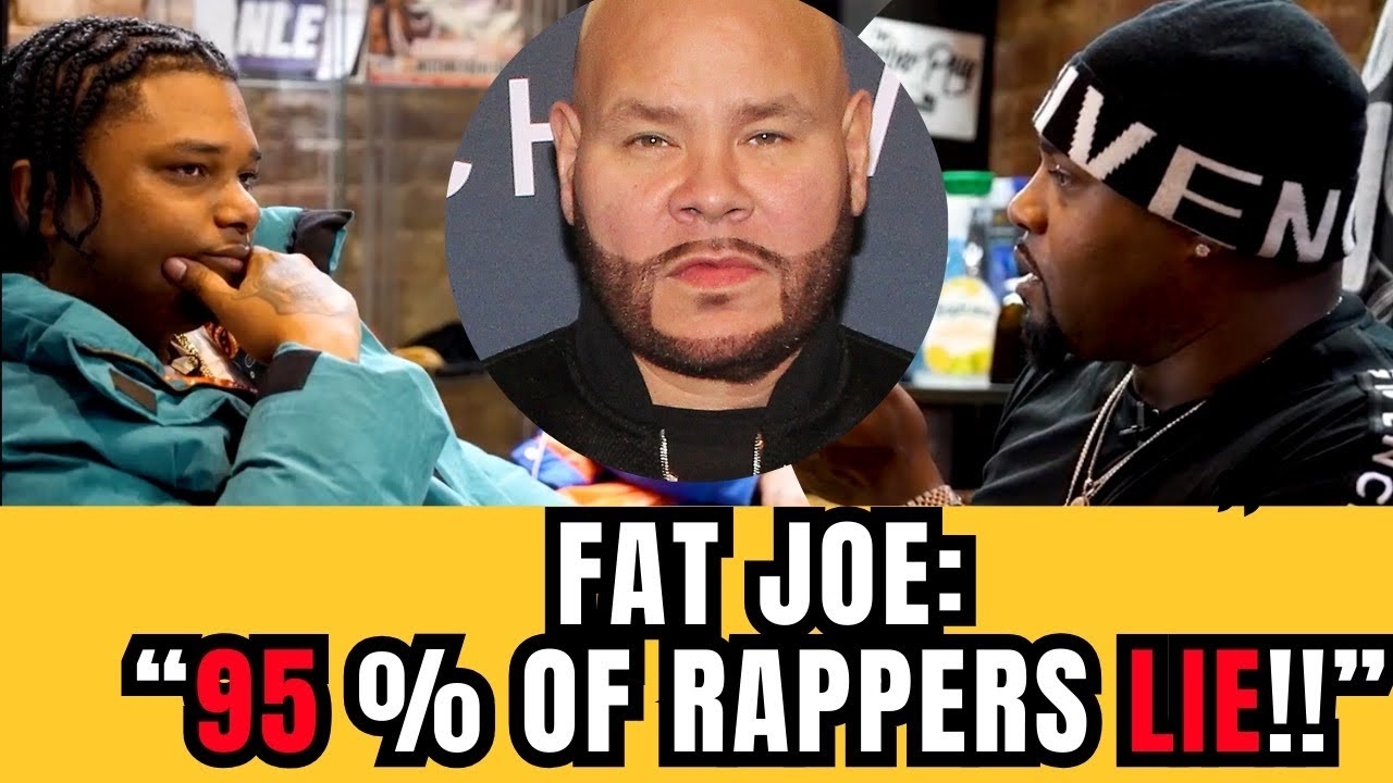 FAT JOE SAID 95% OF RAPPERS LIE IN THEIR RAPS. DO YOU AGREE?? DROP A COMMENT