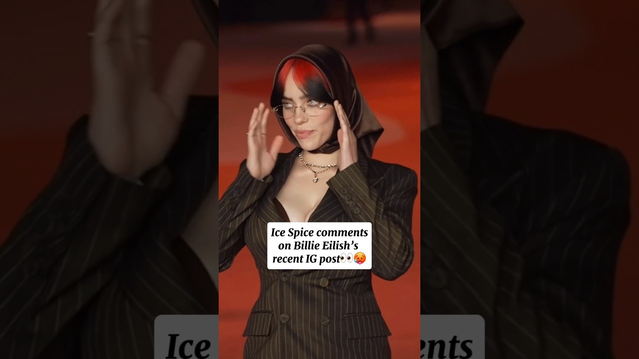 Ice Spice Comments on Billie Eillish She's So Real for that #icespice #billieeilish #pop #girlpower