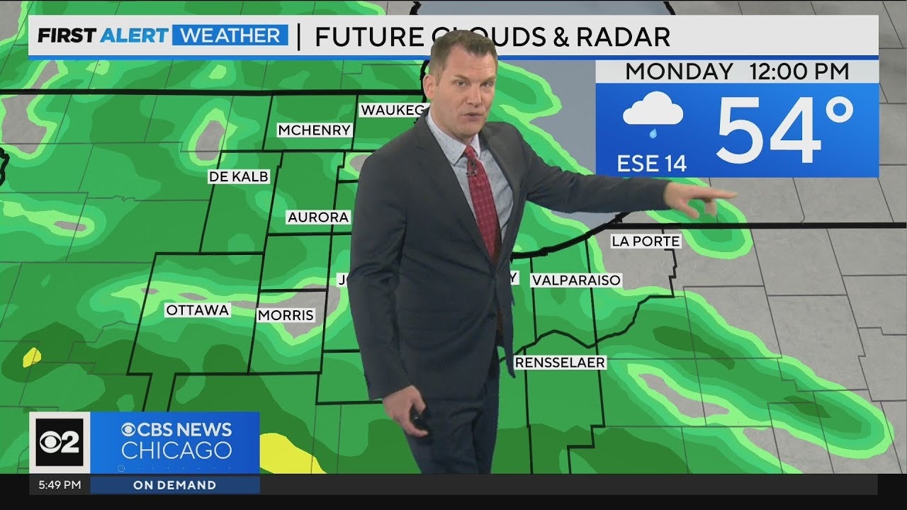 Chicago First Alert Weather: Rain coming for Christmas Day