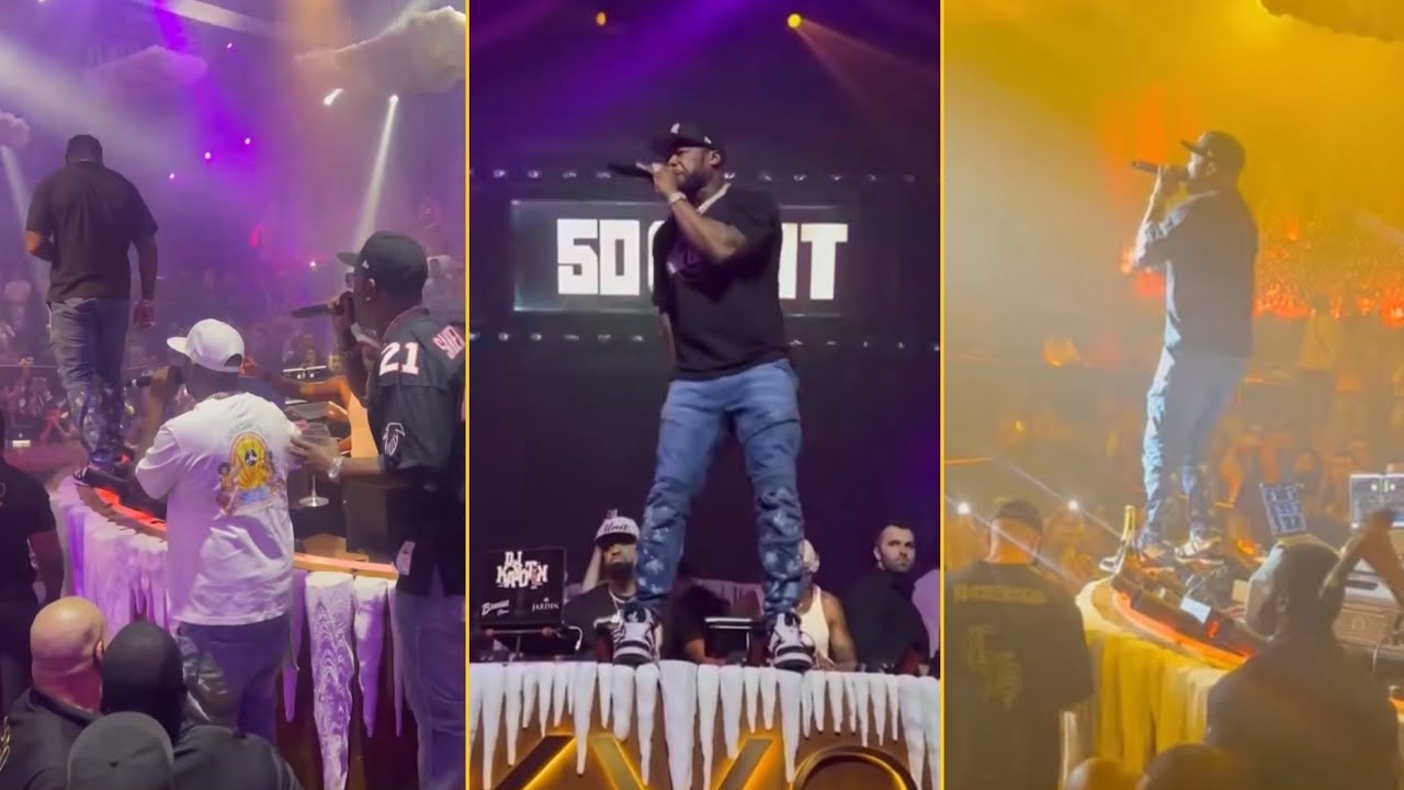 50 Cent Reunited With Tony Yayo And Uncle Murda In Dubai Club And Stole The Whole Night