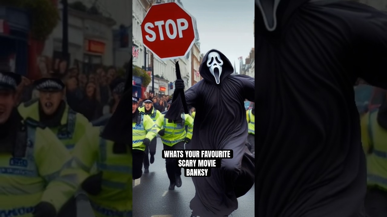 BANKSY! WE HAVE YOUR SIGN! #meme #memes #memesdaily #scary #funny #news #shortsfeed #shorts #short
