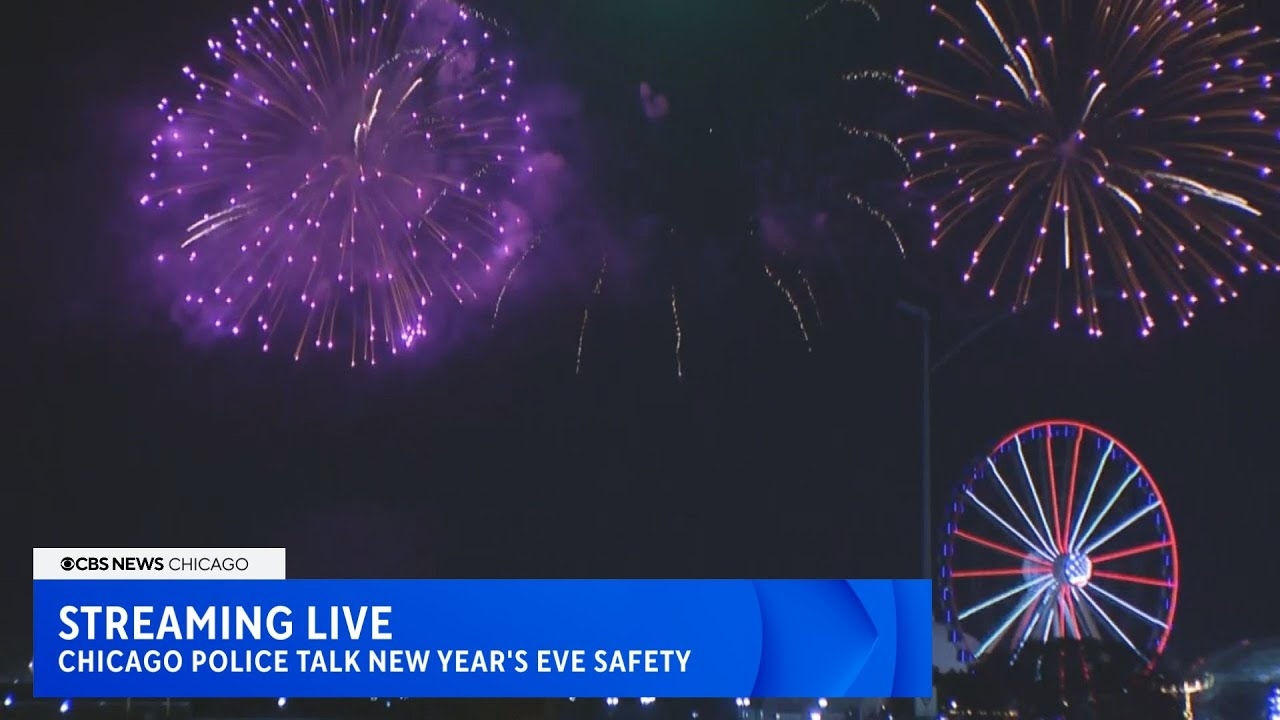 Streaming Live: Chicago Police talk New Year's Eve safety plan ahead of Sunday night