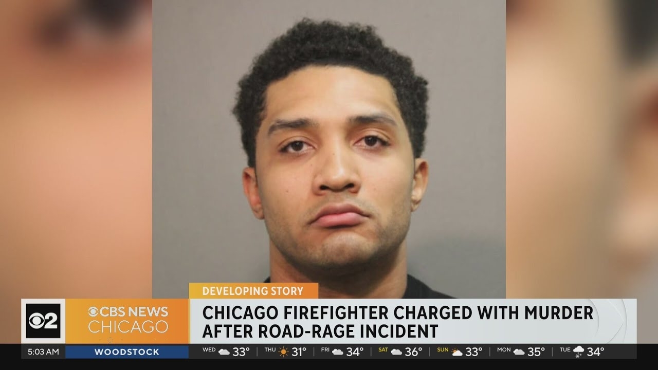 Chicago firefighter charged in suspected road rage shooting on city's North Side