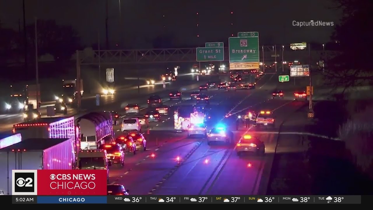 Pedestrian struck, killed by multiple cars on Indiana interstate