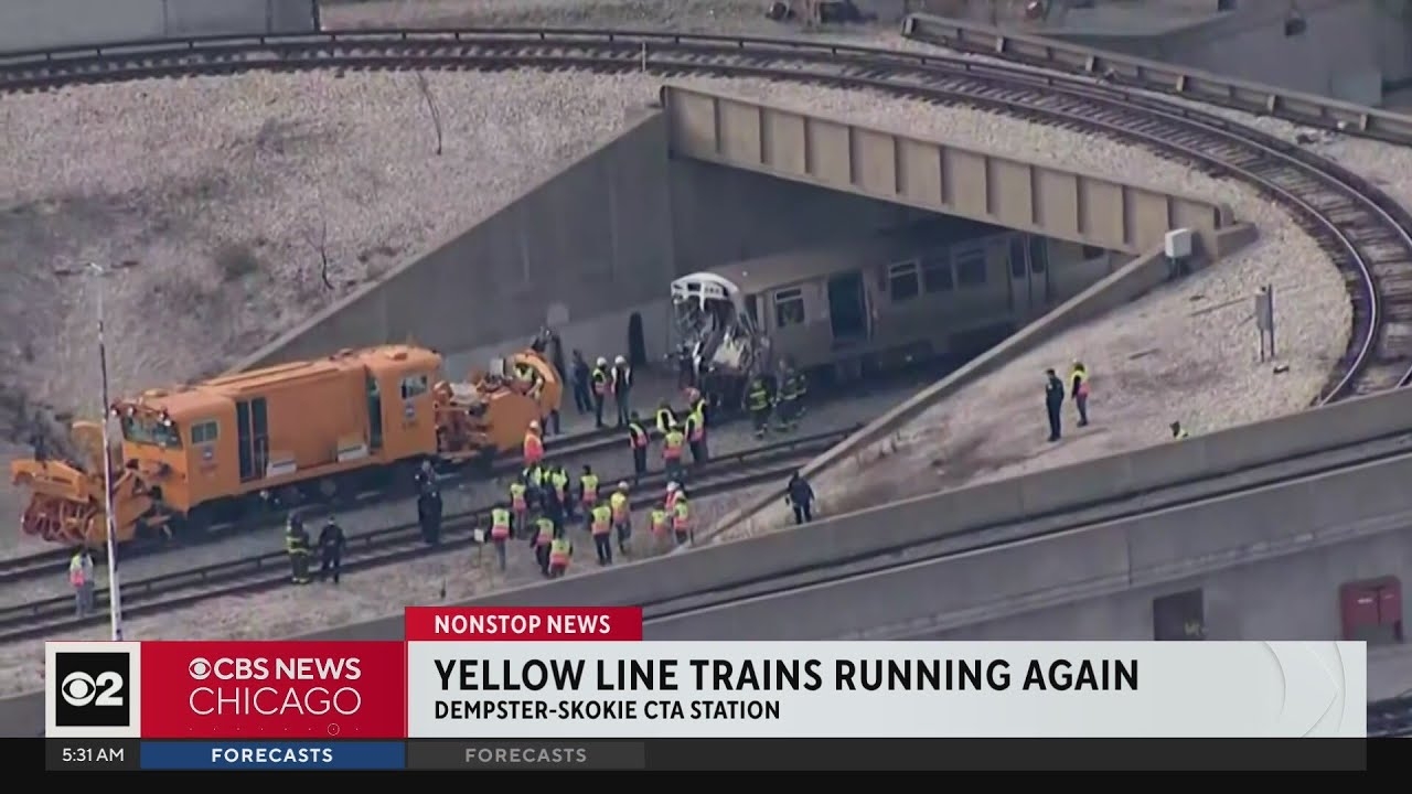 Chicago Yellow Line trains running again Certified BOOTLEG