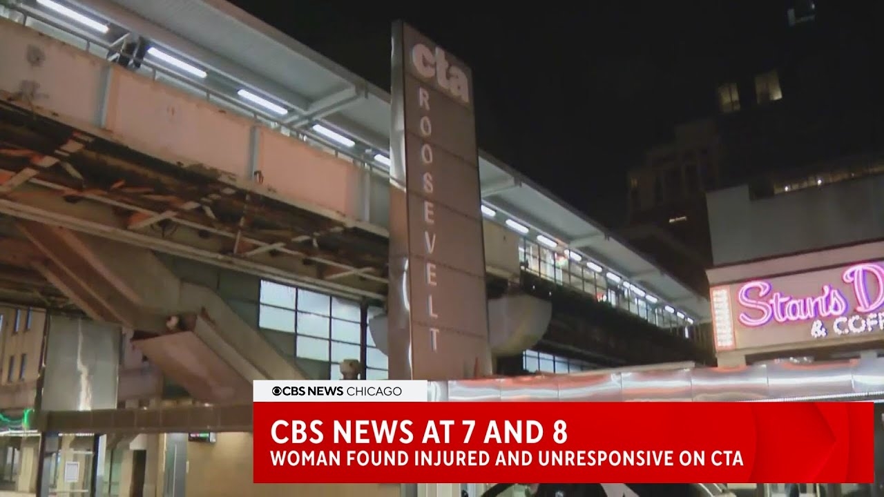 CBS News Chicago: Woman found unresponsive with laceration on face on CTA Red Line train