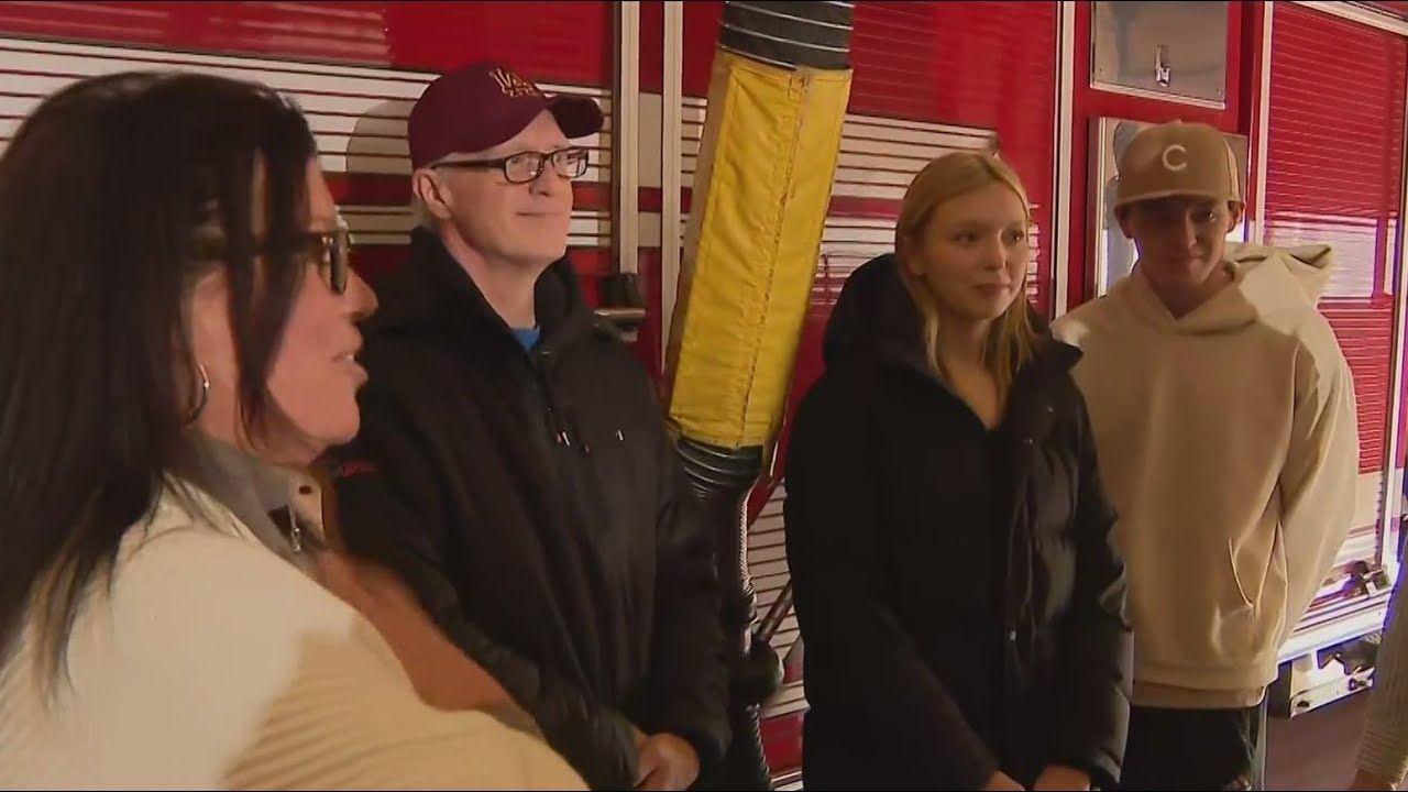 Chicago area man thanks firefighters for saving his life during heart attack