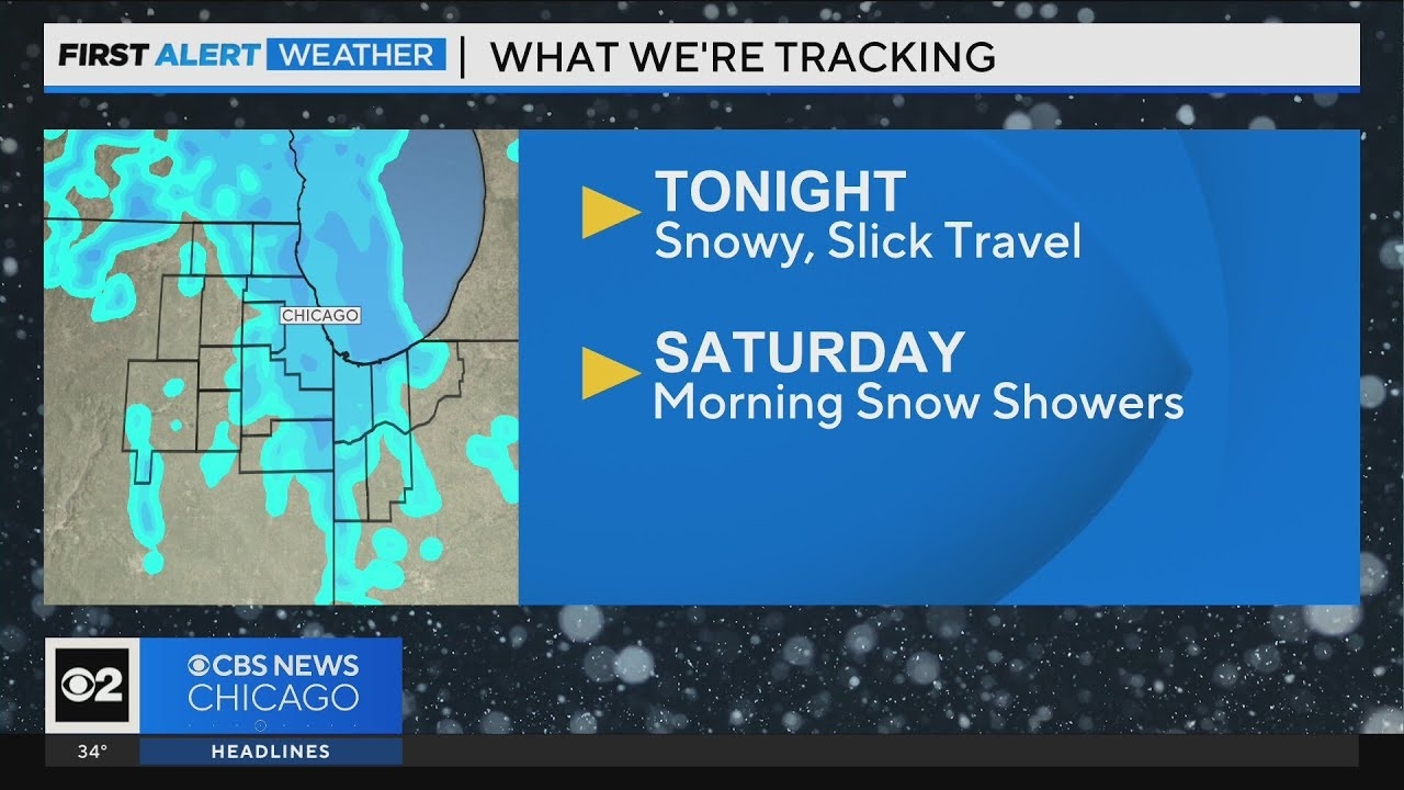 Snow showers coming overnight; heavy and wet snow next week