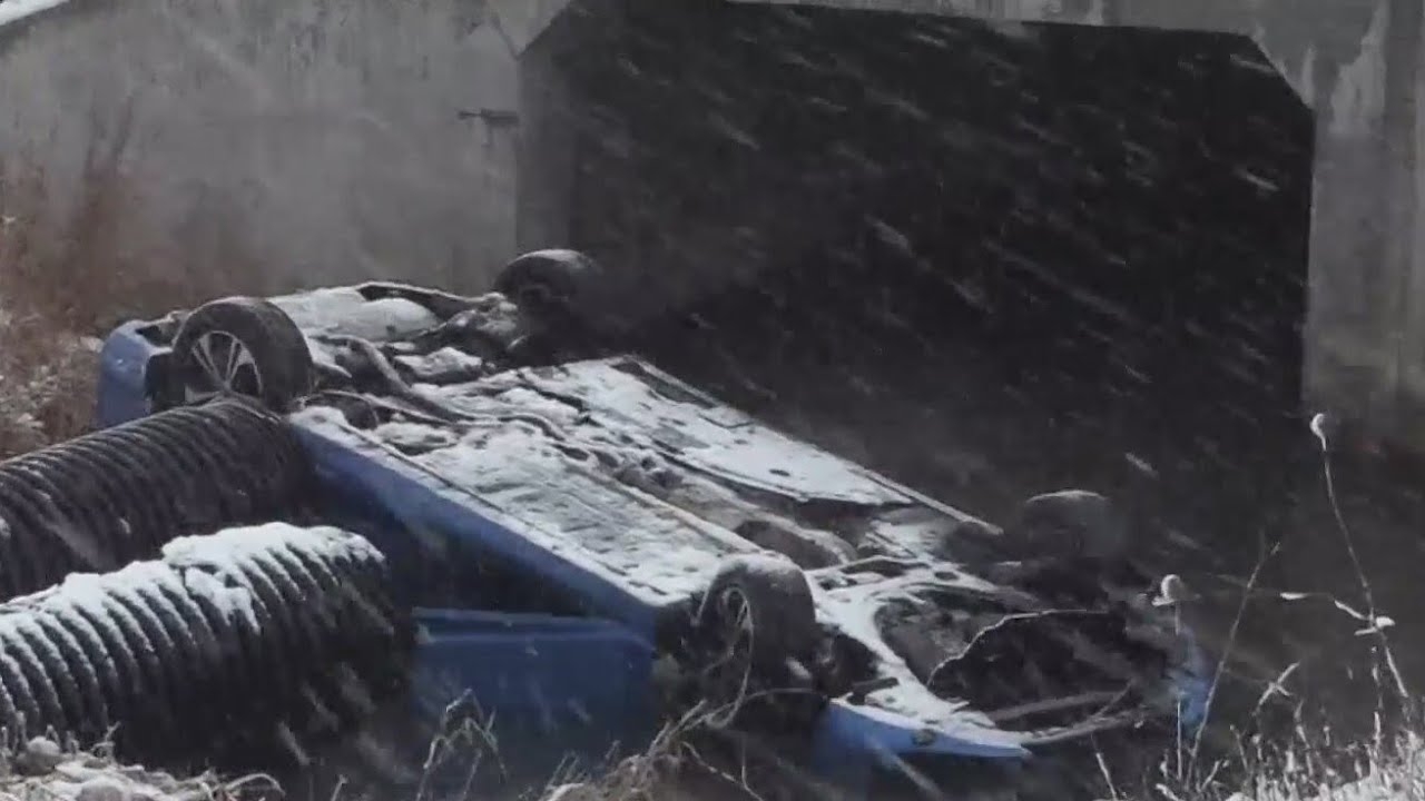 Driver rescued from flooded ditch in DeKalb County