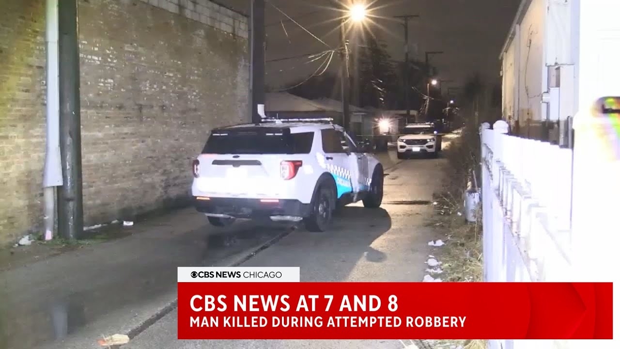 CBS News Chicago: Man dead after someone attempted to rob him in alley on Chicago's South Side