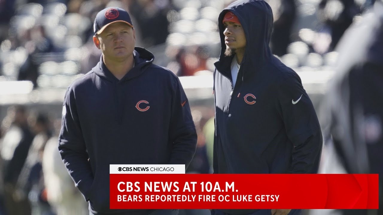 CBS News Chicago: Bears reportedly fire Luke Getsy as offensive coordinator