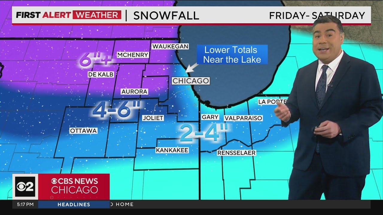 Chicago area braces for Friday winter storm