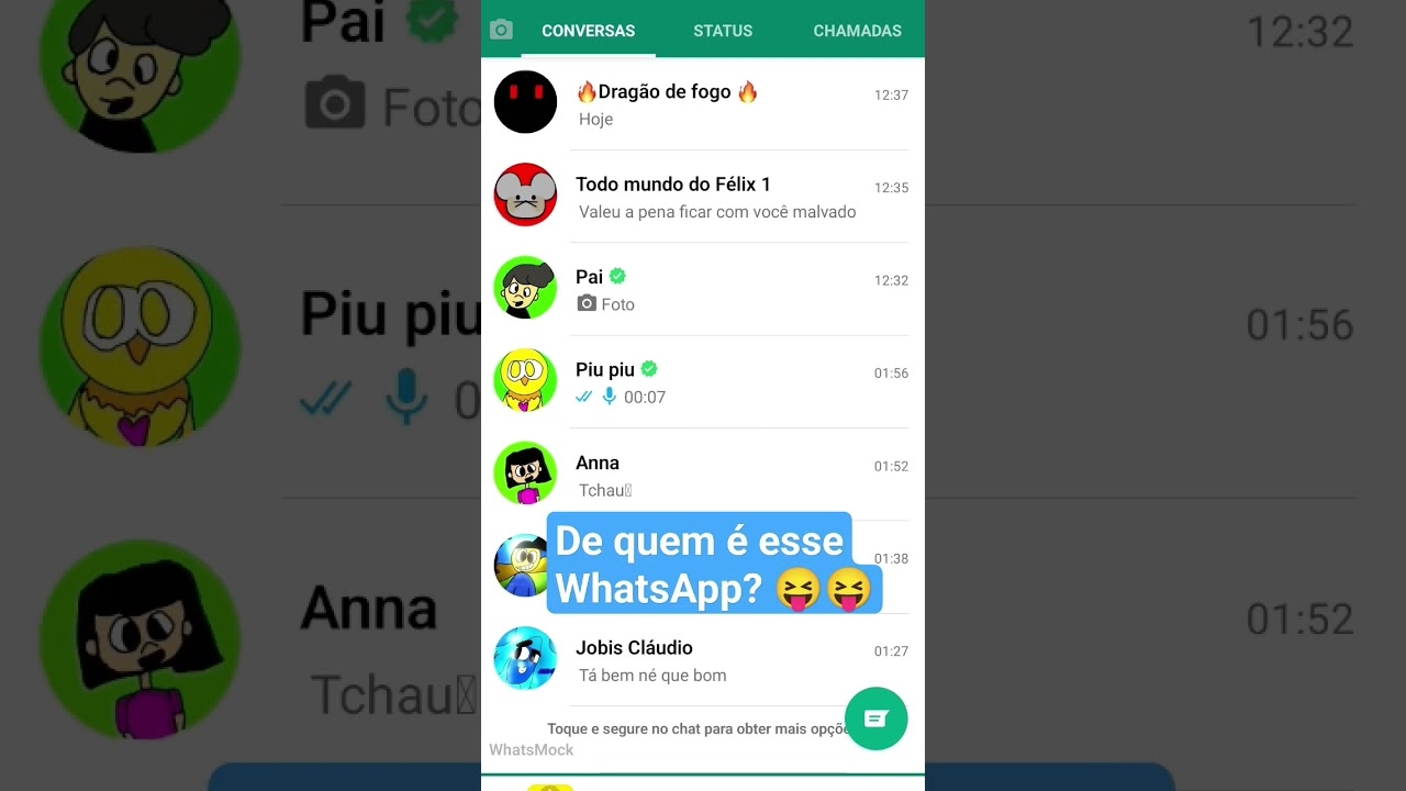 de quem  o WhatsApp #rap #typebeat #beats #beat #instrumental #vidmixapp #fnaf #familiapig