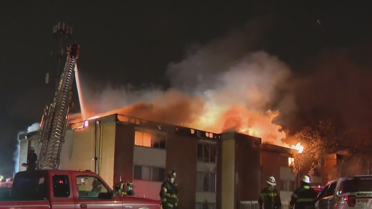 Merrillville apartment building fire injures one, forces families from homes in two buildings