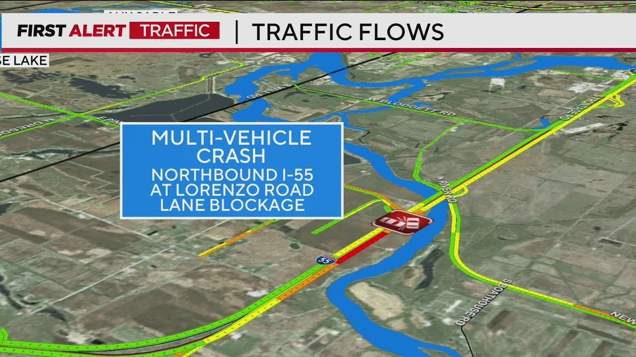 Northbound I-55 in Will County closed due to multi-vehicle crash; 1 person dead