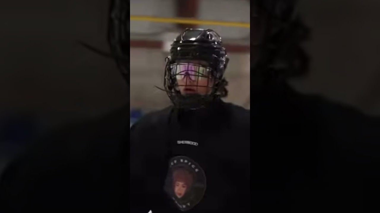 Ice Spice Hockey rocking the Pit Vipers #hockey #hockeytok #icespice