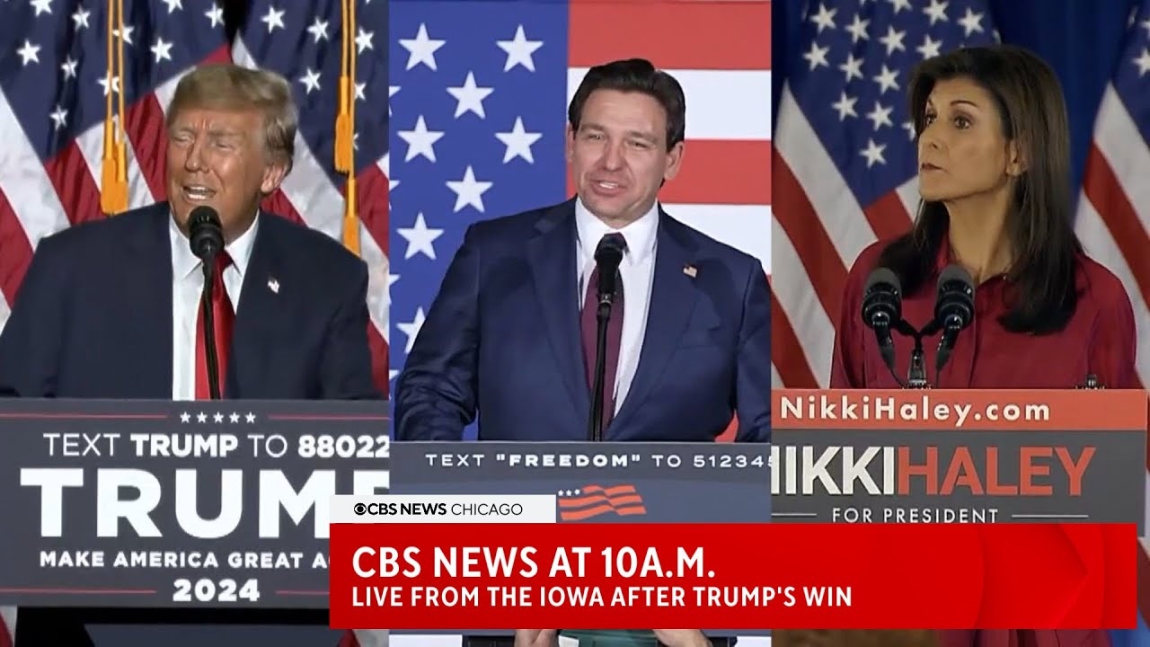CBS News at 10a.m: Race for the White House is officially underway, we're live in Iowa
