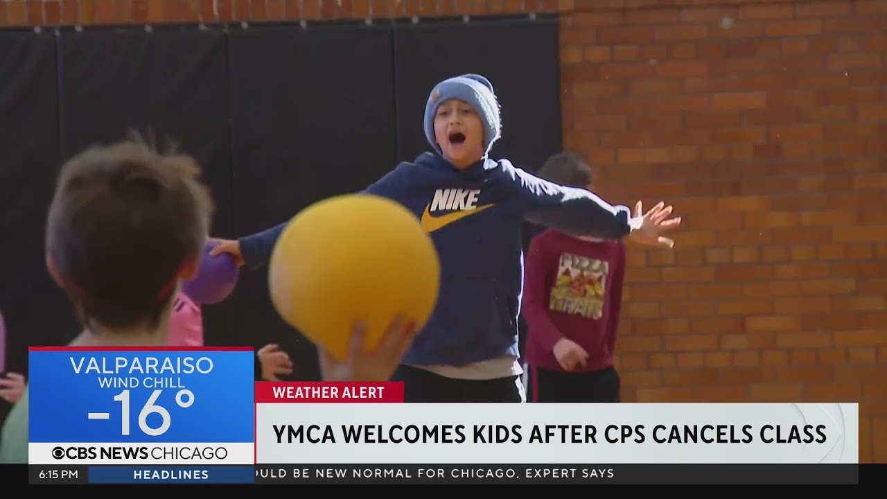 No school but lots of fun as students play at the YMCA