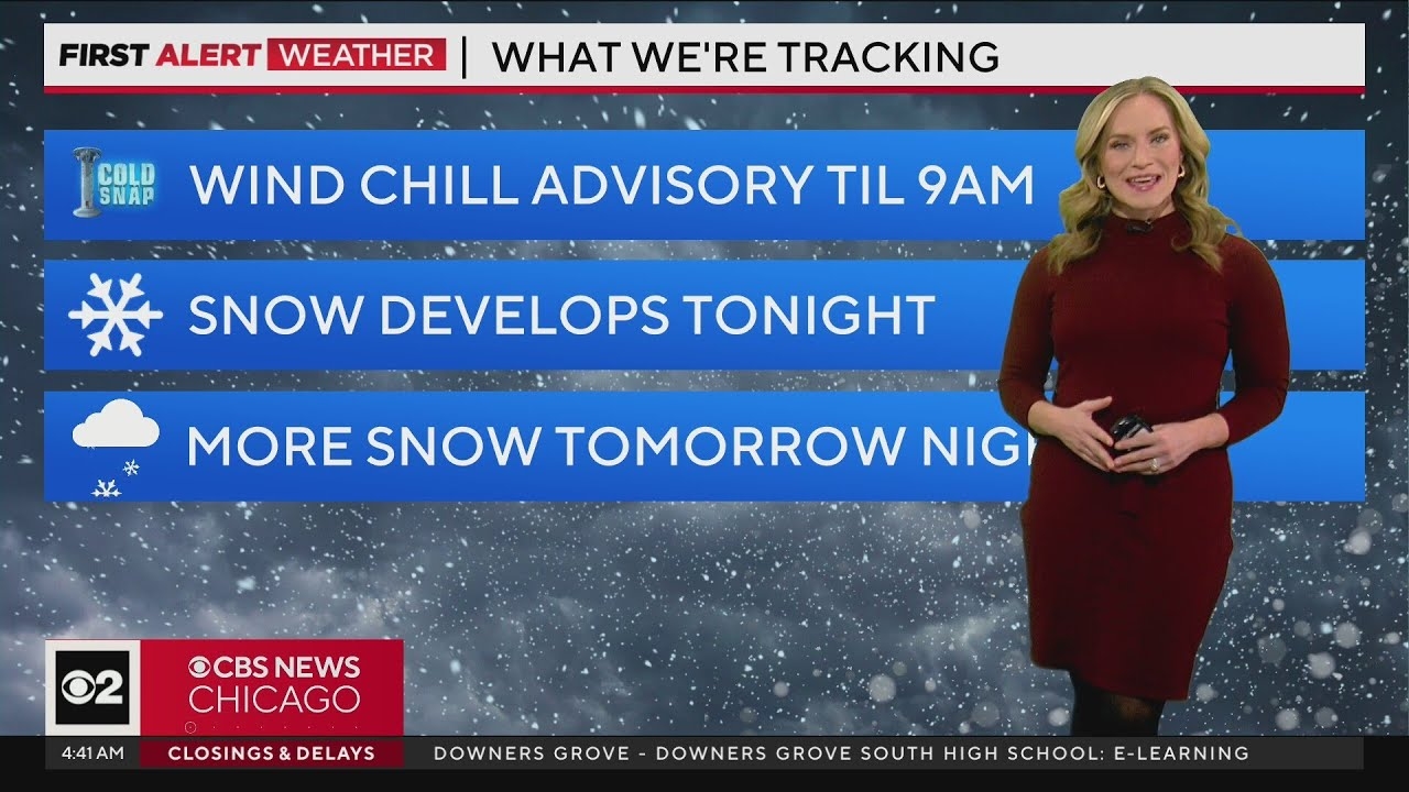 Wind chill advisory in effect for Chicago with lows near -25 degrees