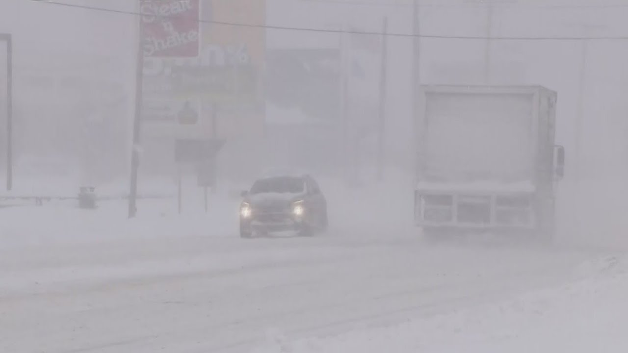 Parts of Northern Indiana buried in several inches of lake effect snow