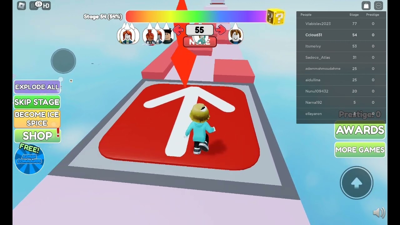 I PLAYED Ice SPICE OBBY! BUT FINALLY COMPLETE THE HARD CHALLENGE! #Spice #obby #roblox