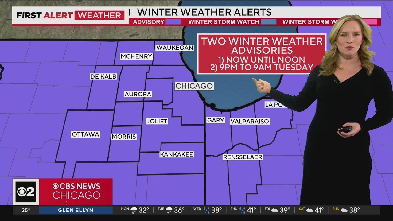 Winter Weather Advisories in effect