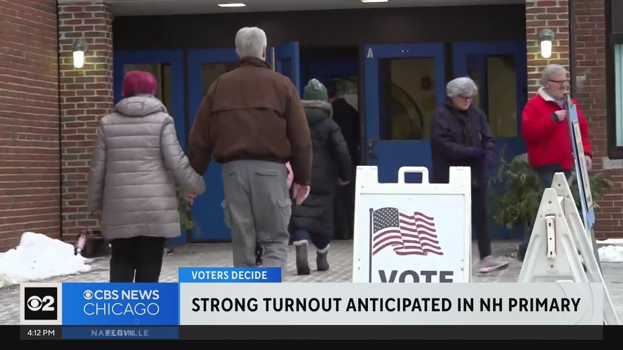 Strong turnout expected in New Hampshire presidential primary