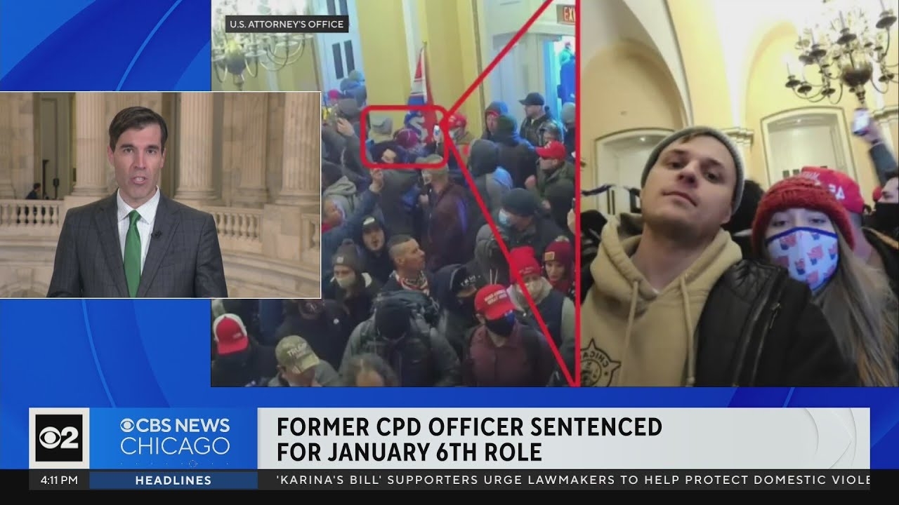 CPD Officer sentenced to probation, home confinement for Jan. 6 riot