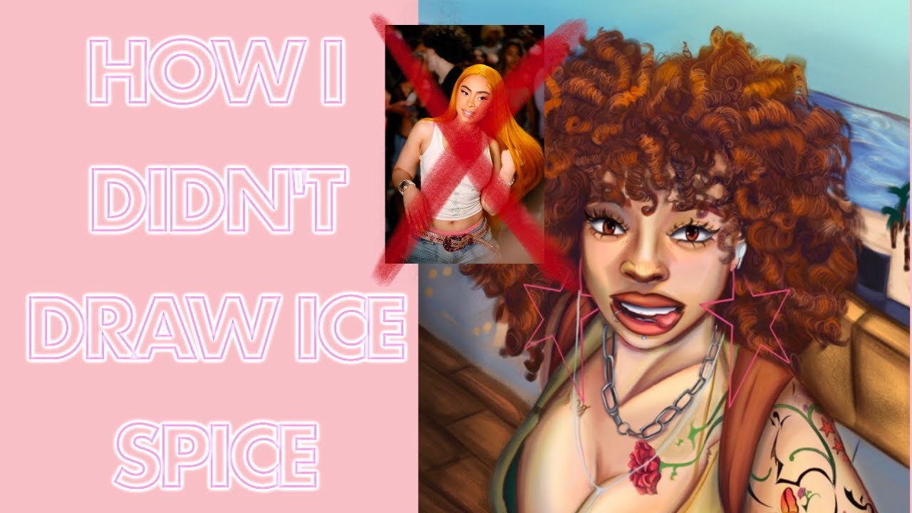 How I DIDNT draw Ice Spice | Speedpaint | Original character