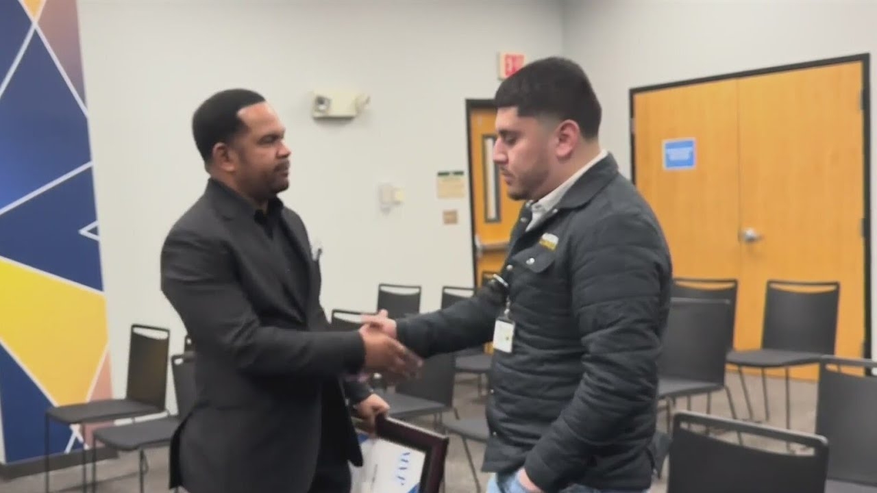 Aurora city worker honored for helping people escape after gunman entered warming center