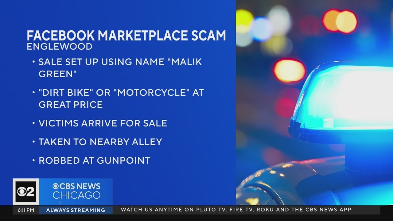 Police warn of Facebook Marketplace robbery scam in Chicago