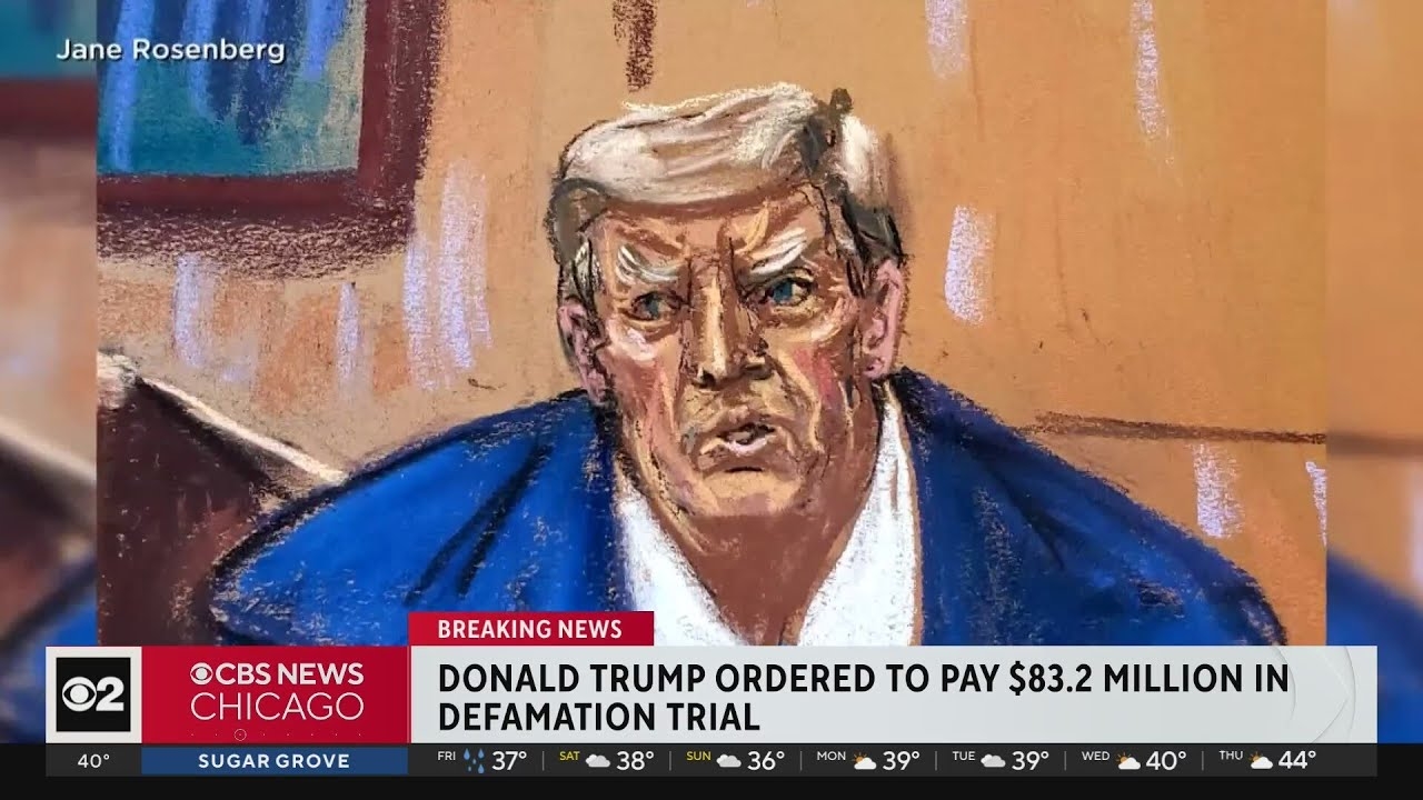 Trump ordered to pay more than $83 million in defamation trial