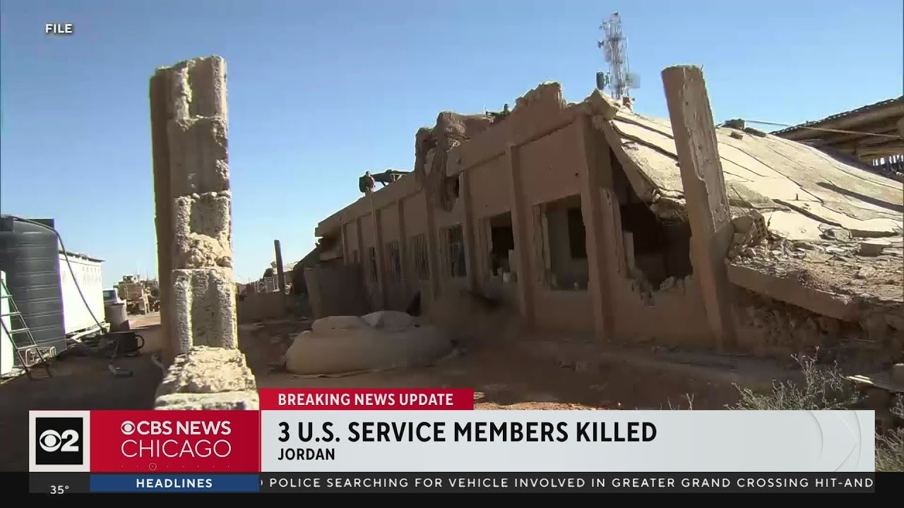 3 American service members killed and dozens injured in drone attack on base in Jordan, U.S. says