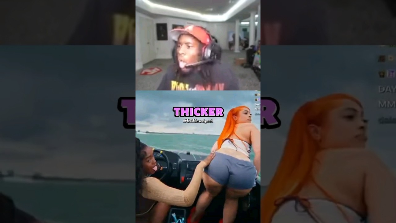 Kai Cenat Reacts To Ice Spice Music Video #kaicenat #icespice #shorts