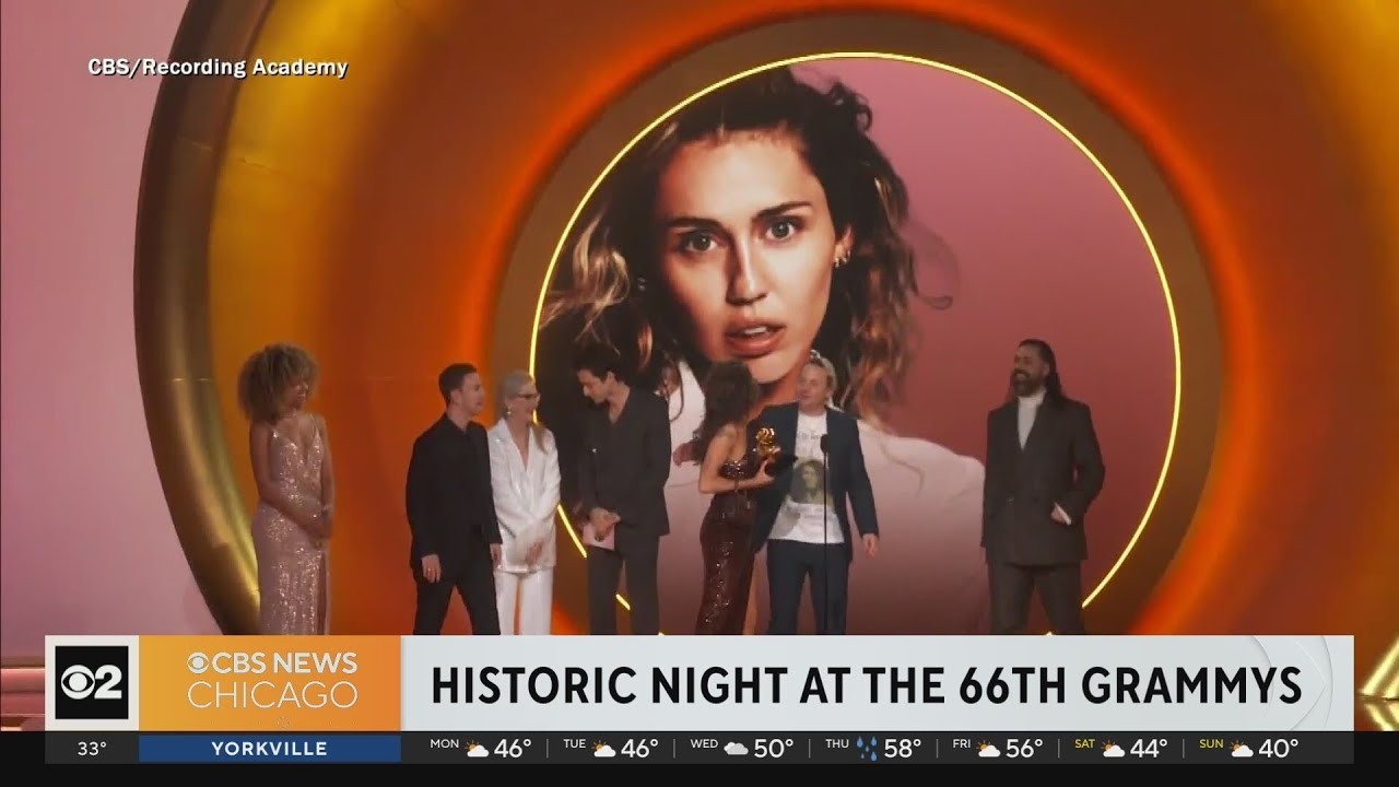 Historic night at the 66th Grammys