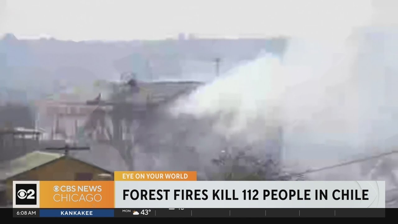Forest fires kill 112 people in Chile
