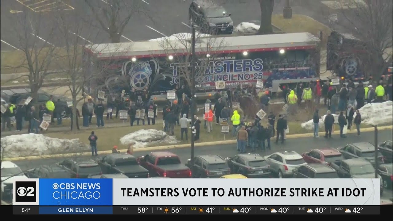 Teamsters authorize strike at Illinois Dept. of Transportation