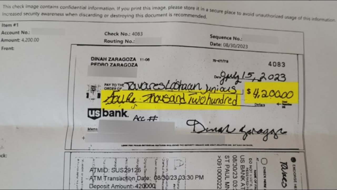Suburban Chicago couple scammed out of $4,200 in check washing