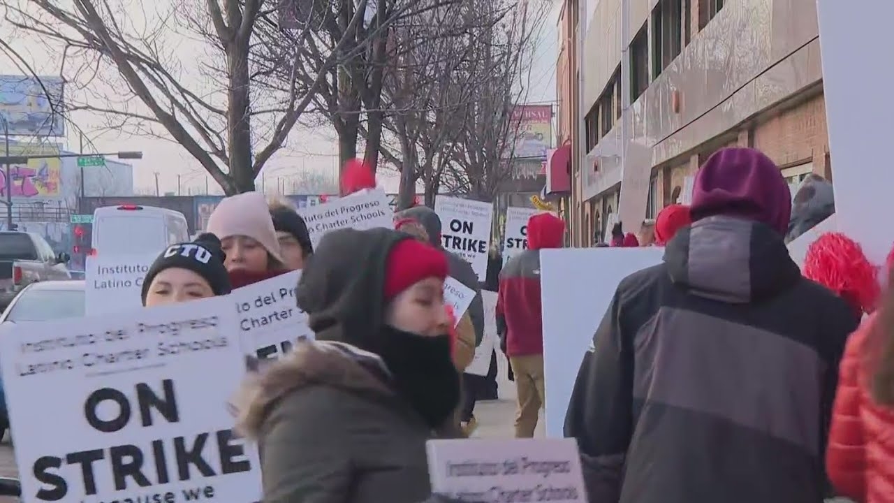 Teachers strike continues at Instituto schools in Chicago