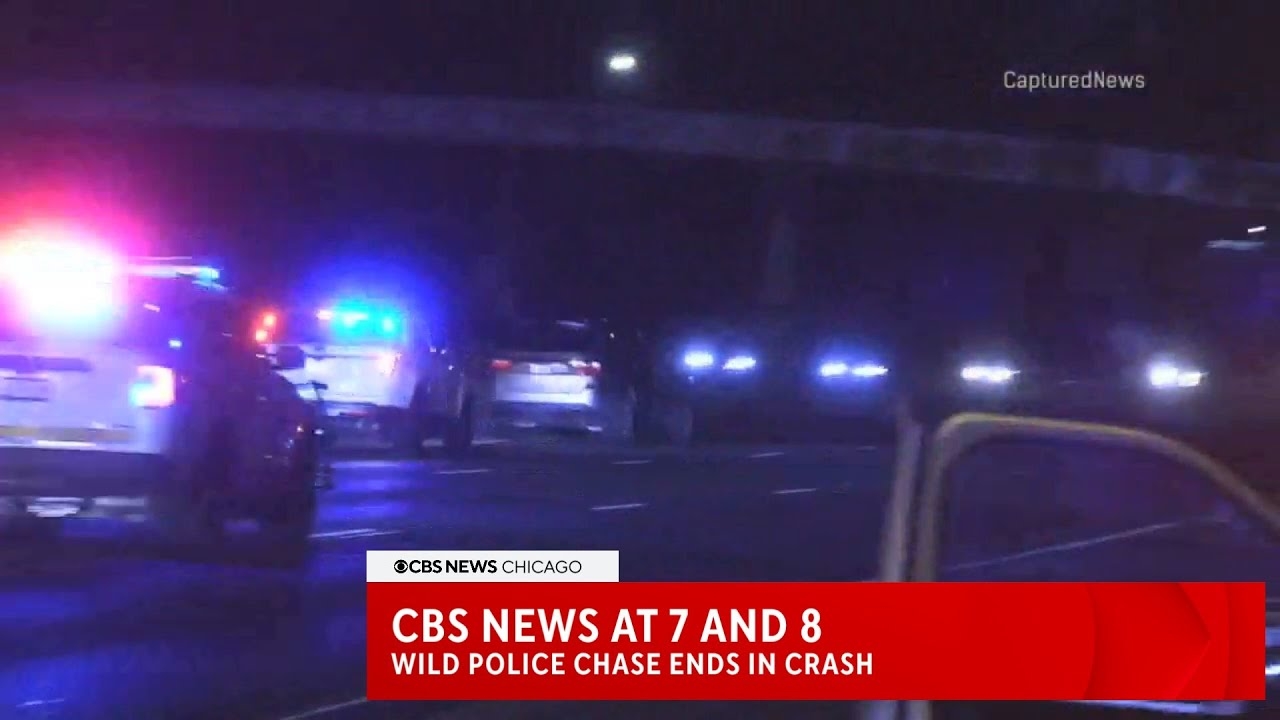 CBS News Chicago: One in custody following wild police chase in Chicago suburbs