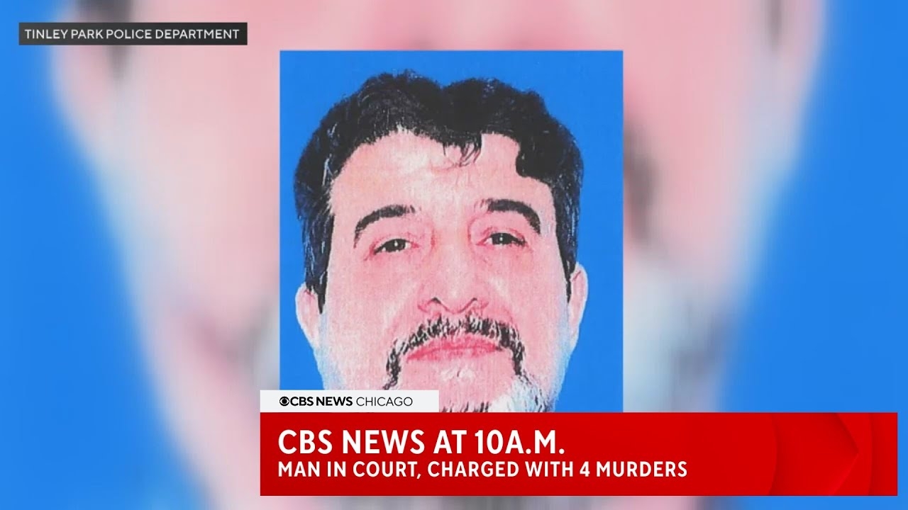 CBS News Chicago: Man accused of killing wife, three daughters after argument in court today