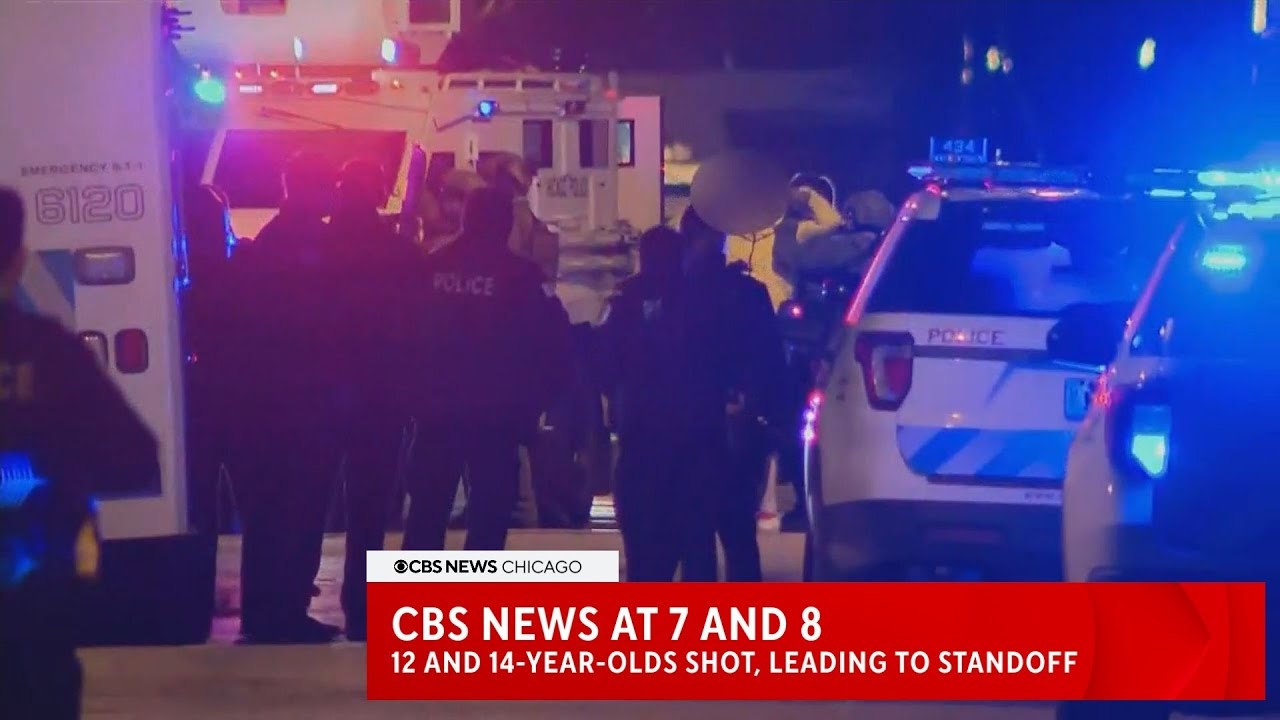 CBS News Chicago: 12 and 14-year-olds shot leading to police standoff in South Shore neighborhood