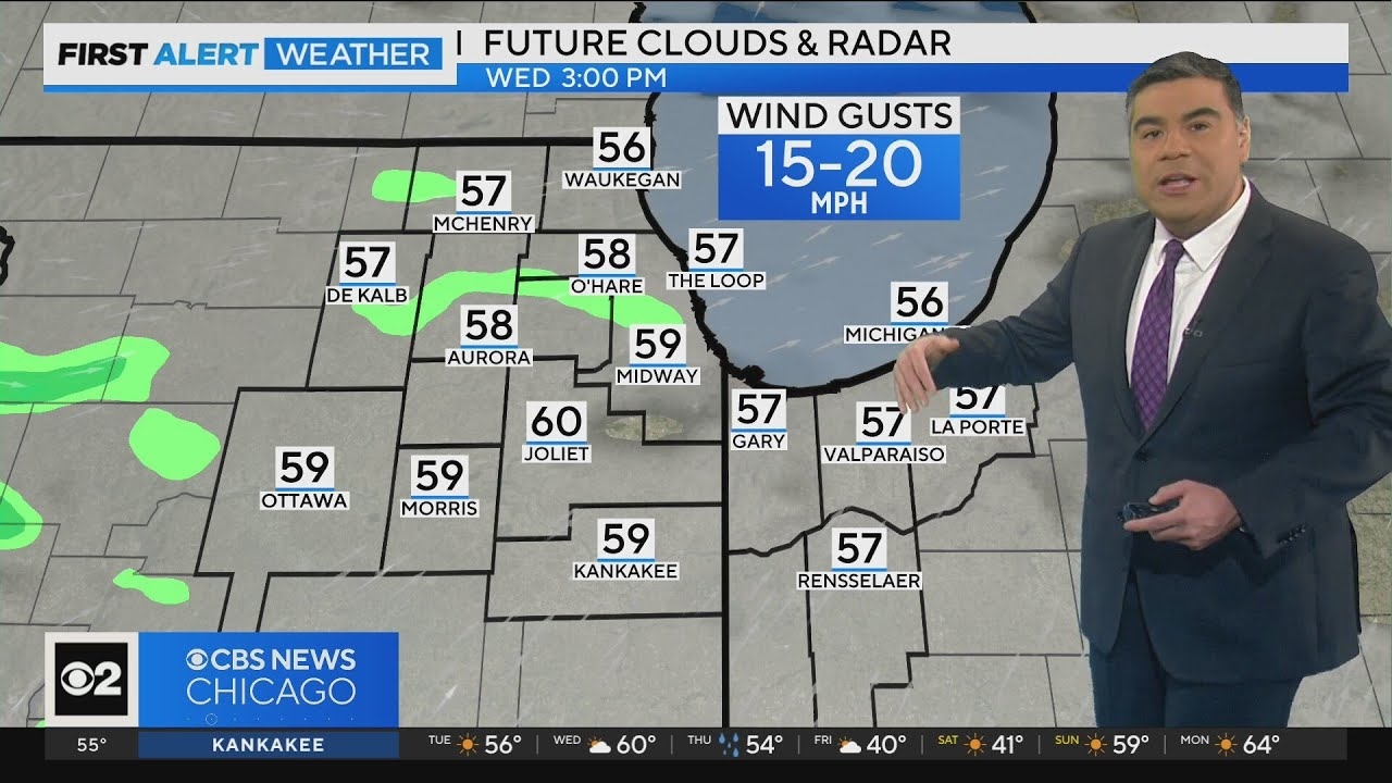Warmer temps, and thunderstorms, could be on the way in Chicago